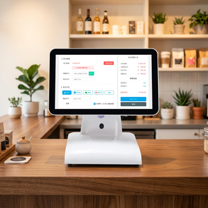 Precio de fábrica Máquina Registradora de sistemas POS de 15 pulgadas y 15,6 pulgadas con pantalla de cliente para tienda minorista comercial - Product Image 1