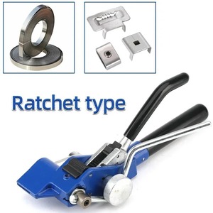 Rateltype roestvrijstalen kabelbinderpistool Kabelbinders Tang voor breedte 4,6-25 mm Dikte 0,25-1,2 mm Bevestigingsband Snijgereedschap - Product Image 2