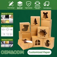 Cajas de Papel Kraft Rígido Laminado Reciclables y Ecológicas Modernas, Diseño de Corte Láser, Forro de Esponja, Reutilizables para Aceites Esenciales