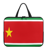 Sac pour ordinateur portable avec drapeau de la Dominique, étui étanche et fin pour ordinateur portable avec fermeture éclair de qualité supérieure, sac portable pour tablette