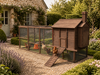Grand poulailler extérieur en bois pour animaux de compagnie, cage et abri en bois de grande taille pour poulets