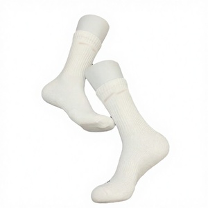 High Quality Spandex <b>Polyester</b> Cotton Fabric Crew Knitted Print Basketball Sports <b>Socks</b> Customized Logo Snagging Resistance - Product Image 3