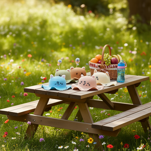 Cappello di Paglia per Bambini con Ricamo Gattino e Volant, 54cm, Taglia Unica, Vestibilità Regolare - Product Image 2