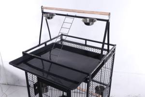 Cage pour animaux de compagnie Type vertical décoration en fer luxe canari perruche perroquet Cages mobile Extra grande taille Cage à oiseaux - Product Image 3