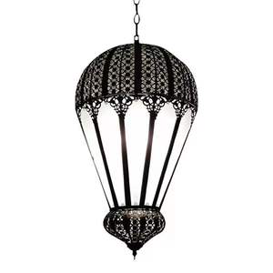 Đèn Chùm Treo Nhỏ Bằng Sắt Màu Đen Kiểu Ả Rập Trang Trí Nhà Thờ Hồi Giáo - Product Image 4