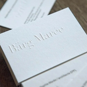 Chất Lượng Cao Tùy Chỉnh Chuyên Nghiệp Letterpress Lá Vàng Thẻ Kinh Doanh Debossed Tên In Với Dập Nổi Tùy Chỉnh Đã Ghé Thăm Thẻ - Product Image 6