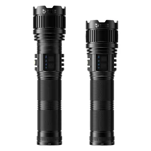 Helius 2024 Mới Nhất Fresnel Ống Kính Siêu Sáng Ánh Sáng Mạnh Mẽ Dài Phạm Vi Loại C Có Thể Sạc Lại Điện Thoại Di Động Zoom LED Đèn Pin - Product Image 6