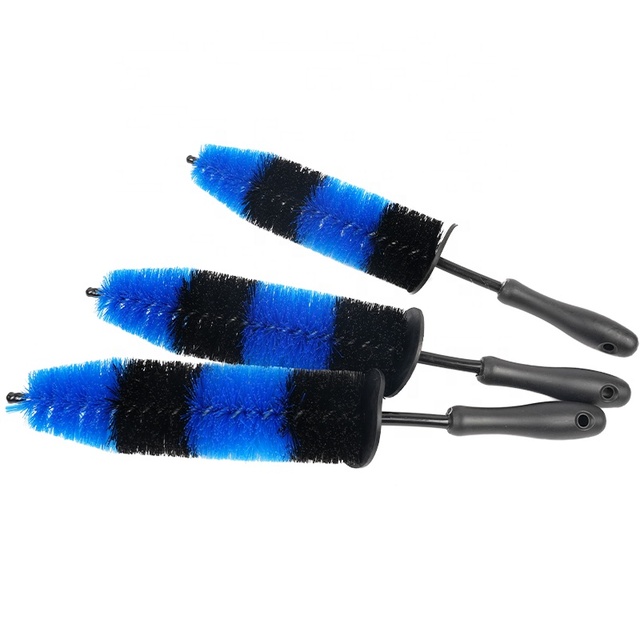 Car Interior Cleaning Microfiber Soft Car Wheel Detailing Brush Kit with Long Handle for Auto Cleaning