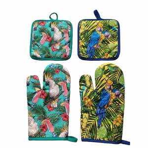 Custom Sublimation for <b>Cooking</b> Set of Pot Holders and Oven Mitts Corporate <b>Gifts</b> - Product Image 1