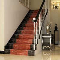 Carreaux de céramique pour marches 600x280mm + 600x170mm, pleine masse PEI4, motif sel et poivre, finition mate, meilleur prix, pour murs et sols intérieurs