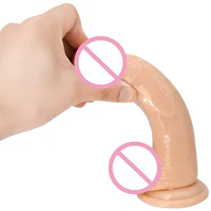 Hot Koop Big Size Plastic Sex Toy Penis Voor Vrouw