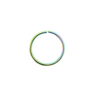 En acier inoxydable basique torsadés bon marché ouvert anneaux de <span class=keywords><strong>nez</strong></span> - Product Image 3