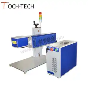 CO2 laser marking machine RF metal tube 30W 60W wood acrylic leather desktop CO2 galvo laser engraving machine price