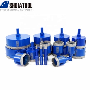 6mm-100mm chân không brazed khô ướt kim cương lõi khoan bit tam giác Shank gạch lỗ thấy lỗ cắt cho gạch đá cẩm thạch đá granit thủy tinh - Product Image 1