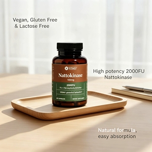 Cápsulas de natto de marca propia 2000FU, suplemento vegano circular, apoya la salud cardiovascular y proporciona protección circular diaria. - Product Image 2