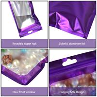 Bolsas Mylar Personalizadas con Logotipo, Cierre Hermético, a Prueba de Olores, Reutilizables, de Grado Alimenticio, en Negro, Dorado, Verde y Rojo, con Ventana Transparente