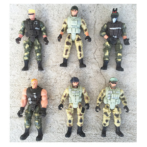 Figurine de soldat de la police <span class=keywords><strong>militaire</strong></span> transfrontalière, <span class=keywords><strong>jouet</strong></span> en plastique de 10 cm, modèle articulé, emballage avec porte-carte - Product Image 4
