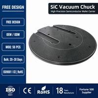 Support de wafer semi-conducteur de haute précision en carbure de silicium (SiC) pour ventouse sous vide