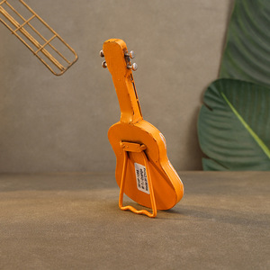 Mini-modèles de guitares en fer forgé de style <span class=keywords><strong>vintage</strong></span> américain et européen pour les magasins de vêtements, les cafés, les bars, artisanat métallique créatif - Product Image 4