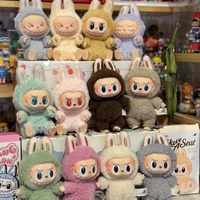 Vente en gros authentique Pop Mart Original Labubu Adorable à collectionner Magnifiquement conçu Boîtes aveugles Avoir un siège Macaron passionnant