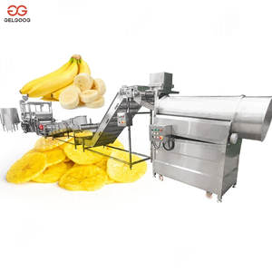 เครื่องทำกล้วยฉาบและเฟรนช์ฟรายส์อัตโนมัติเชิงพาณิชย์ เครื่องทอดผักและผลไม้ สายการผลิตขนมขบเคี้ยว - Product Image 1