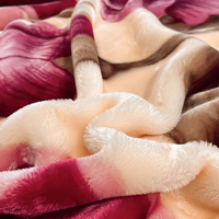 Couverture d'hiver en acrylique tricoté Raschel, style grand-mère, moderne, florale, luxueuse, chaude et douce, anti-boulochage, OEM disponible