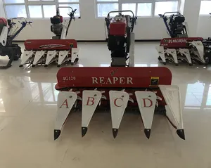 Alfalfa Rice Harvester Motor Mower Equipment With Reaper-binder Attachment