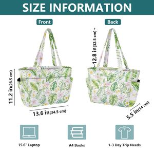 Sac fourre-tout matelassé léger et écologique avec compartiment pour ordinateur portable et sangle pour bagage, logo personnalisé - Product Image 2