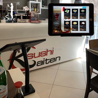 Support de tablette pour système de commande de restaurant EStand BR24007B, verrouillage pour nouvel iPad 2018 9,7 pouces, support de commande de menu électronique
