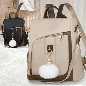 Mochila casual vintage hecha a mano en cuero genuino para estudiantes universitarios - Product Image 3