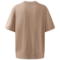 T-shirts sportifs pour hommes à manches courtes 100 % coton, personnalisables avec logos sérigraphiés, vente en gros usine 2026