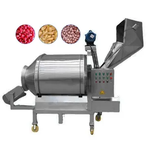 High Efficiency Food Processor Steel Drum Mixer Seasoning Machine Popcorn Seasoning Flavor Powder