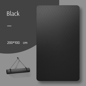 Tapis de yoga TPE 200*100 antidérapant, grand format, écologique, avec logo personnalisé, design large, pour Pilates, <span class=keywords><strong>fitness</strong></span> et exercices, vente en gros - Product Image 2