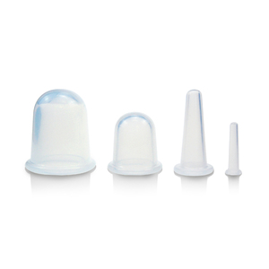 Tasse de massage Anti-cellulite, ensemble de thérapie par aspiration, Anti-chute, en silicone, pour le visage - Product Image 1