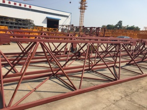 Grúa <span class=keywords><strong>Torre</strong></span> Autoerigible de Plataforma Plana con Capacidad de Carga de 10 Toneladas, Brazo de 70 m, PT7015.10, Conjunto Completo de Motor y Caja de Cambios - Product Image 3