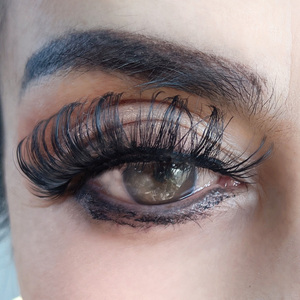 Sản Phẩm Bán Chạy Nhất Thế Giới Hậu Trường Vẻ Đẹp Lông Mi Đẹp Làm Bằng Tay Lông Nhẹ & Mềm Mại Dải Bông Màu Đen 100% Lông Chồn 626 - Product Image 5