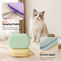 Bol pliable pour animaux de compagnie en silicone personnalisé, 2 en 1, bol portable pour chien de qualité alimentaire, double bol, mangeoire de voyage en plein air, sans BPA, antidérapant