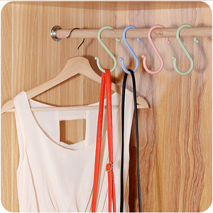Multi-purpose S-shaped <b>hooks</b>, kitchen <b>hooks</b>, clothing <b>hooks</b>, <b>plastic</b> PP <b>hooks</b>, wholesale, 8-pack - Product Image 4