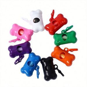 Dispensador de Bolsas para Desechos de Perros con Forma de Hueso, Soporte Grueso para Bolsas de Excrementos de Mascotas para Paseos al Aire Libre, con Anclaje para Correa y Regalos Promocionales - Product Image 2