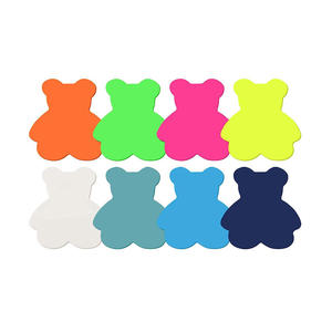 Kawaii Cute Custom Self-Adhesive Translucent Bear Shape Memo Pads Waterproof Self-Adhesive <b>Sticky</b> <b>Notes</b> - Product Image 1