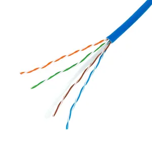 High-speed Cat6 Lan Cable Cat 6 Ethernet Cable CCA 25awg 2pr 4pr 305m 1000ft Utp Indoor Cat6 Network Cable