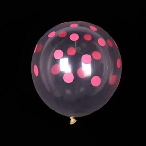 12 pouces 2.8 grammes ballon en Latex Transparent ballon Transparent avec étoiles feuilles de palmier pour anniversaire Jungle Tropical fête décor - Product Image 5