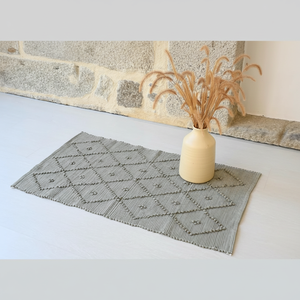 100% coton fait à la main tapis petit tapis tapis de salon avec article Homedecor de haute qualité écologique - Product Image 1