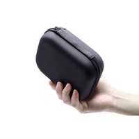 Tas EVA Keras Logo Kustom Portabel Tahan Banting  Pouch Kompak Serbaguna Kotak Penyimpanan Kabel Earphone Hard Disk