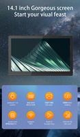 NOUVELLE arrivée Tablette Grande tablette écran HD complet de 14 pouces Android 11 WIFI 5G 6 + 128GB Tablettes DUal SIM BT5.0 Laptop