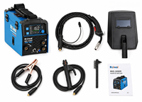Nouvelle soudeuse à inverter portable 4-en-1 ROLWAL avec écran LCD, pour soudage MIG, fil fourré et Lift, 160A, cycle de service 40%