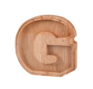 Salvadanaio in Legno a Forma di Lettera, Design Inglese con 26 Lettere, Portatile, di Alta Qualità, Ecologico, per Bambini - Product Image 2