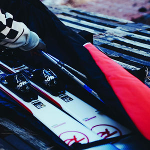 ओम वाटरप्रूफ पॉलिएस्टर पंजा स्की बैग भारी शुल्क स्नोबोर्ड बैग एकल स्की यात्रा बैग - Product Image 5