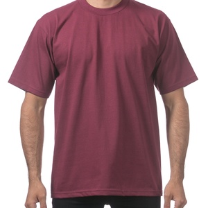 Men's Athletic Fit Heavyweight Cotton Gym Workout T-Shirt 100% Knitted Cotton Crew Neck and Short Sleeve - Product Image 6