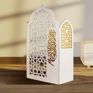 Support de tapis de prière musulman avec étagère pour la décoration et l'organisation du mihrab - Product Image 3